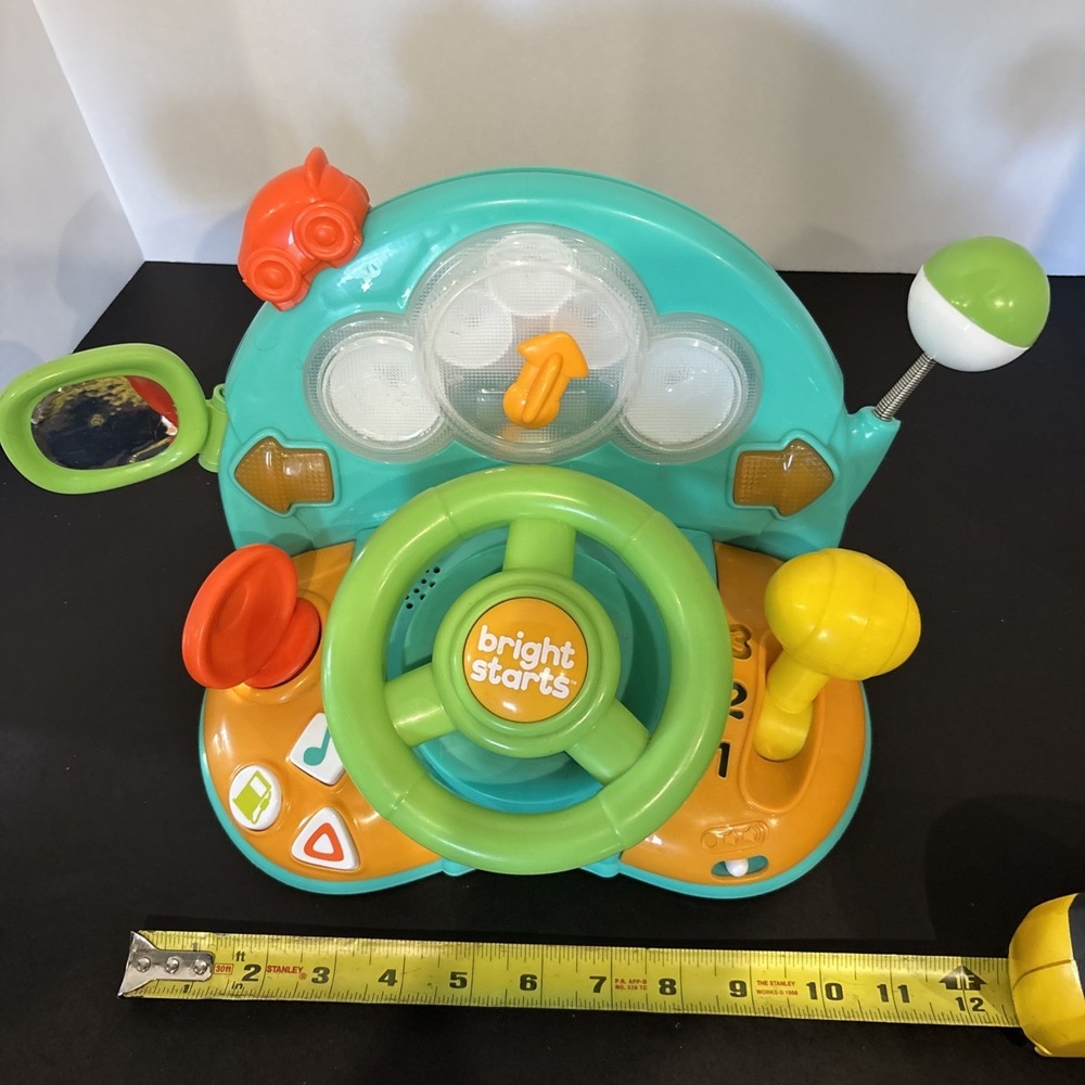 Bright Starts Light And Colors Driving Toy Steering‎ Wheel